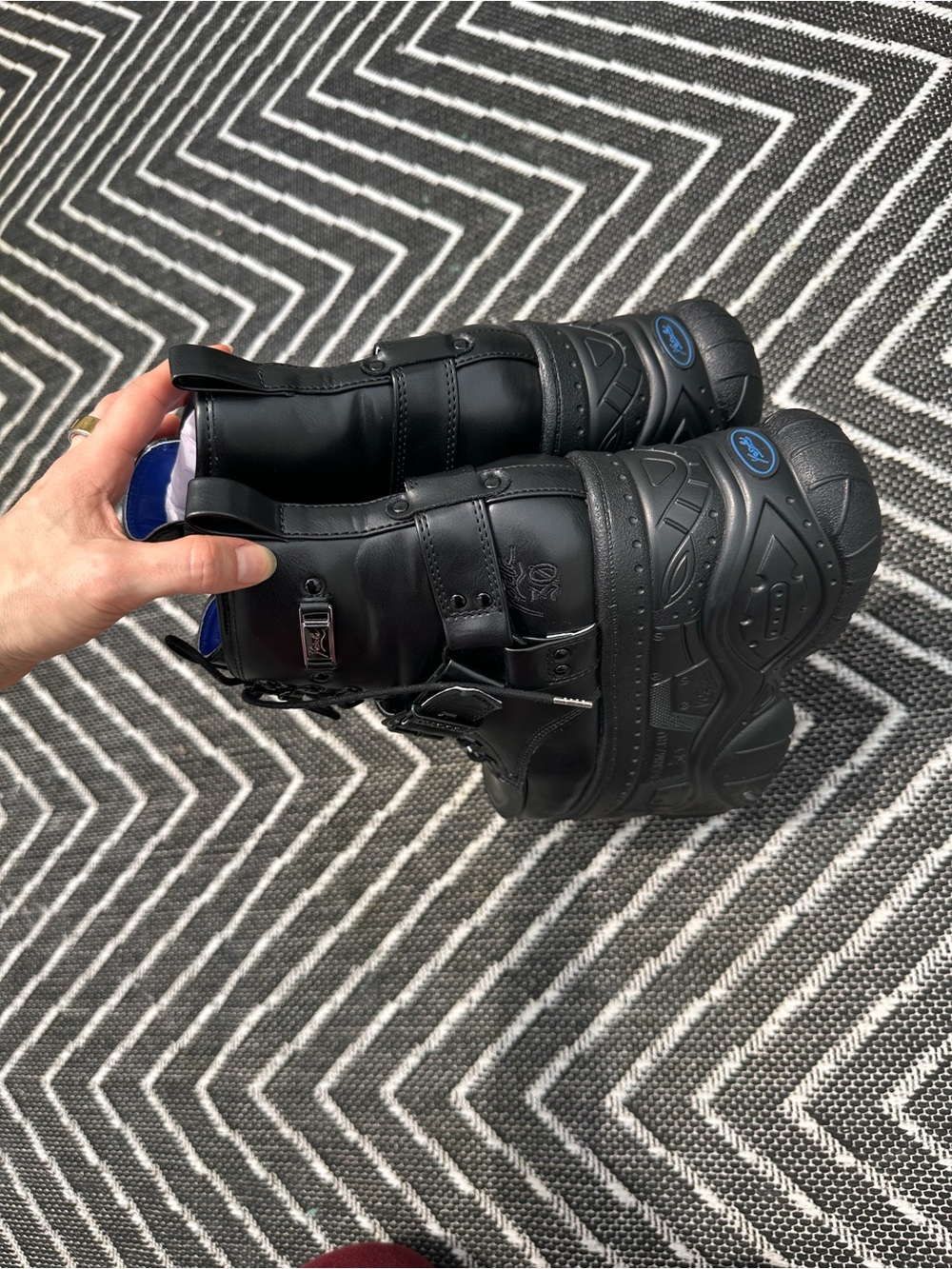 Japanese Black Platform Boots - Picture 10 of 11